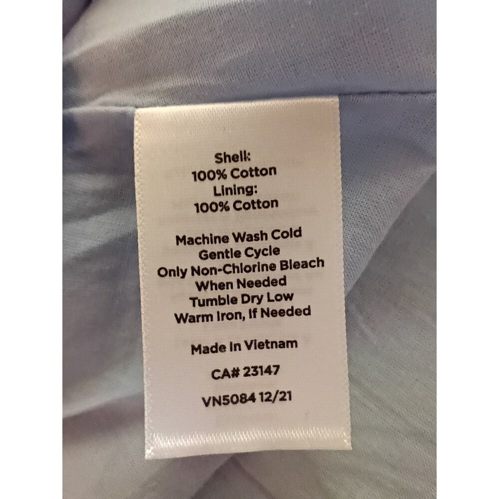 TALBOTS Women's Floral Midi Dress Large Cotton - Picture 3 of 3